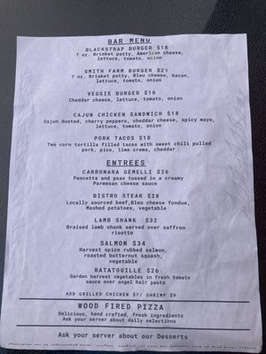 Menu photo 2 The Barn - Old Smith Farm Falmouth, ME