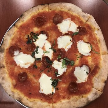 Brick City Eatery - Margherita + Pepperoni - Pizza Near Me - Lutz, Florida Brick City Eatery - Margherita + Pepperoni - Pizza Near Me - Lutz, Florida