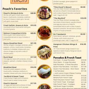 Peach's Restaurant - Menu - American Near Me - Chicago, Illinois
