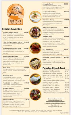 Menu photo 4 Peach's Restaurant Chicago, IL