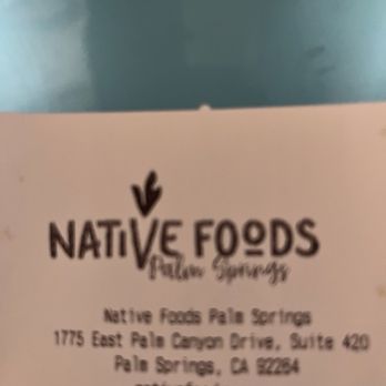 Native Foods - Vegan Near Me - Palm Springs, California Native Foods - Vegan Near Me - Palm Springs, California