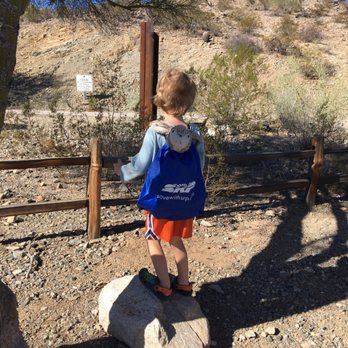 Desert Foothills Trailhead - We never go hiking without our bunny - Hiking Near Me