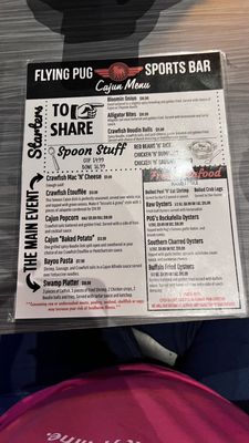 Menu photo 1 Flying Pug Spring, TX