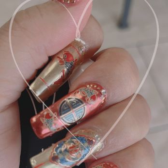 Mary Queen Nails - Chinese New Year design - Nail Salons Near Me - San Jose, California Mary Queen Nails - Chinese New Year design - Nail Salons Near Me - San Jose, California