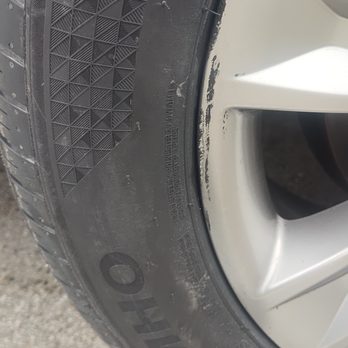 JC Customs Tires and Wheels - New tire before wash, straight from the shop. - Tires Near Me - Gilroy, California JC Customs Tires and Wheels - New tire before wash, straight from the shop. - Tires Near Me - Gilroy, California