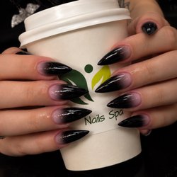 Pure Nails Spa - Spooky season, with a touch of elegance. Chic, bold, and effortlessly mysterious. Your Halloween nail inspiration starts here.