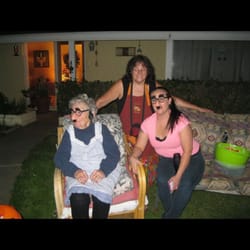 Doves Senior Care - Halloween. Passing out candy