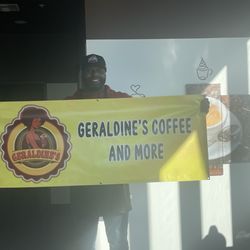 Geraldine's Coffee and More - Steve -- the owner with a story to tell!! Came in as a stranger. Left as a friend!
