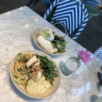 Flower Child - So chuan Green Bean,All-Natural Chicken,Smashed Organic Potato,Flying Avocado - Salad Near Me - Houston, Texas