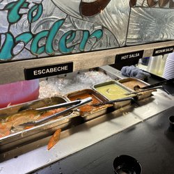 Salsas and veggies