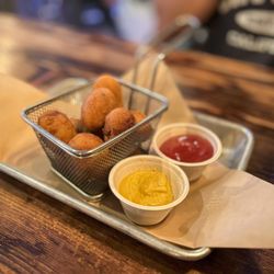 Working Class - Mini corn dog appetizer