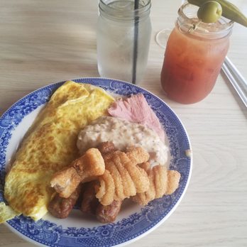 Aunt Catfish's - First plate from brunch - Southern Near Me - Port Orange, Florida