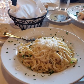 Carmela's at Macri's - Our meal. Alfredo and carbonara. - Italian Near Me - South Bend, Indiana Carmela's at Macri's - Our meal. Alfredo and carbonara. - Italian Near Me - South Bend, Indiana