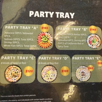 Sapporo Sushi - Party tray menu - Sushi Bars Near Me - Menifee, California Sapporo Sushi - Party tray menu - Sushi Bars Near Me - Menifee, California