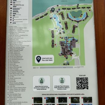 Valentin Imperial Maya - Resort map - Hotels Near Me - Playa del Carmen, ROO