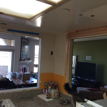 F&A Construction - Kitchen remodel - 1. Small "windows" in kitchen enlarged - General Contractors Near Me