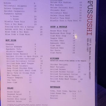 Opus Sushi - Menu - Japanese Near Me - Arcadia, California Opus Sushi - Menu - Japanese Near Me - Arcadia, California