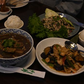 Sen Khao Soi - Boat Noodle, Spicy eggplant, Pork larb - Thai Near Me - Las Vegas, Nevada Sen Khao Soi - Boat Noodle, Spicy eggplant, Pork larb - Thai Near Me - Las Vegas, Nevada