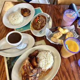 Ropa Vieja and Pollo Asado