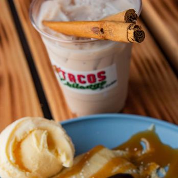 Tacos Chilango - a crepe with ice cream and caramel sauce - Mexican Near Me - Litchfield Park, Arizona Tacos Chilango - a crepe with ice cream and caramel sauce - Mexican Near Me - Litchfield Park, Arizona
