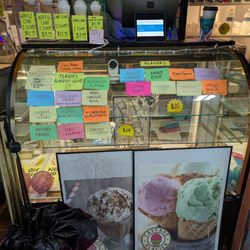Chilkat Cove - Ice cream selections