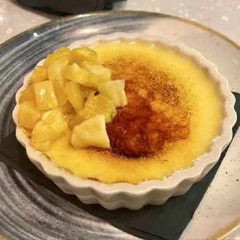 Surf Restaurant - Star of the show! The pineapple makes this crème brûlée shine! - Seafood Near Me - Woburn, Massachusetts Surf Restaurant - Star of the show! The pineapple makes this crème brûlée shine! - Seafood Near Me - Woburn, Massachusetts