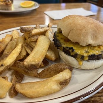 Mac & Bobs - a hamburger and fries - Sports Bars Near Me - Salem, Virginia
