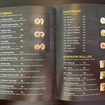 HiHi Sushi - Menu (June 7th, 2025) - Poke Near Me - København
