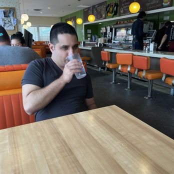 Cindy's Eagle Rock Restaurant - A view from our booth. - Breakfast & Brunch Near Me - Los Angeles, California