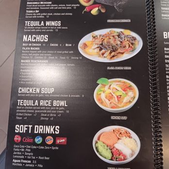 Tequila Mexican Restaurant - 1st page of the menu - Mexican Near Me - Lawrenceville, Georgia Tequila Mexican Restaurant - 1st page of the menu - Mexican Near Me - Lawrenceville, Georgia