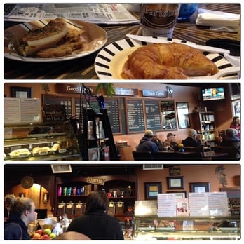 Barista's - Spinach and mushroom quiche, ham and cheese croissant... Great coffee. Great ambience. - Coffee & Tea Near Me - Tracy, California