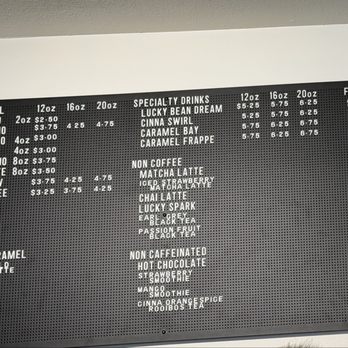 Lucky Bean - Menu - Coffee & Tea Near Me - Erie, Pennsylvania Lucky Bean - Menu - Coffee & Tea Near Me - Erie, Pennsylvania