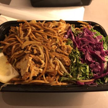 Banana Leaf - Huge takeout order of delicious mee goreng (the box was heavy and with chicken satay fed 2 adults) - Malaysian Near Me - Vancouver, British Columbia Banana Leaf - Huge takeout order of delicious mee goreng (the box was heavy and with chicken satay fed 2 adults) - Malaysian Near Me - Vancouver, British Columbia