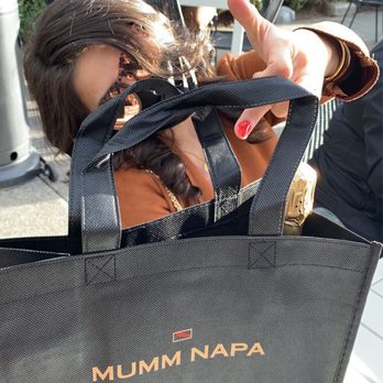 Mumm Napa - Can you tell she's NOT ok? Haha - Wine Tasting Room Near Me - Rutherford, California Mumm Napa - Can you tell she's NOT ok? Haha - Wine Tasting Room Near Me - Rutherford, California