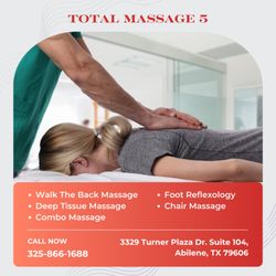 Total Massage 5 - Come and try our services
