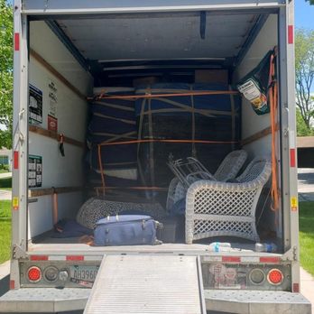 At Your Service Moving & Storage - Photo of wicker in truck prior to unloading NOT WRAPPED - Movers Near Me - Aurora, Colorado