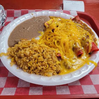 Villa Arcos - Enchilada plate - Mexican Near Me - Houston, Texas