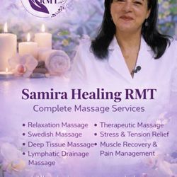 Samira Healing RMT - RMT registrated massage therapist