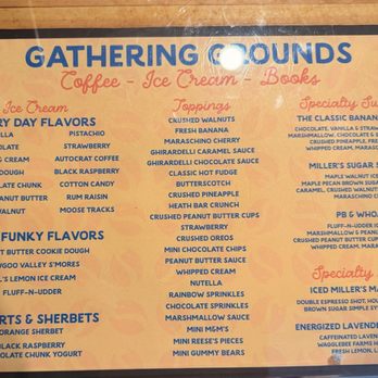 Gathering Grounds - Ice cream flavors - Coffee & Tea Near Me - Seekonk, Massachusetts