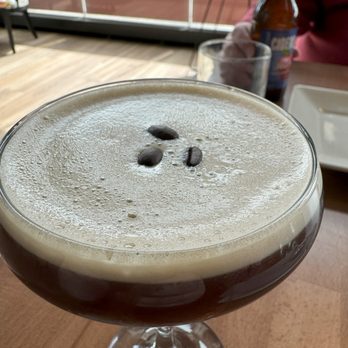 Assembly Downtown Kitchen & Bar - The Grind: Bourbon, Coffee Liqueur, Espresso, Pumpkin Spice syrup, black walnut bitters - New American Near Me - Toledo, Ohio Assembly Downtown Kitchen & Bar - The Grind: Bourbon, Coffee Liqueur, Espresso, Pumpkin Spice syrup, black walnut bitters - New American Near Me - Toledo, Ohio