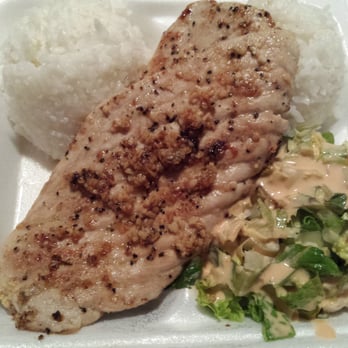 KJ's Local Grindz - Sautéed Ahi Belly - Chicken Shop Near Me - Kaneohe, Hawaii