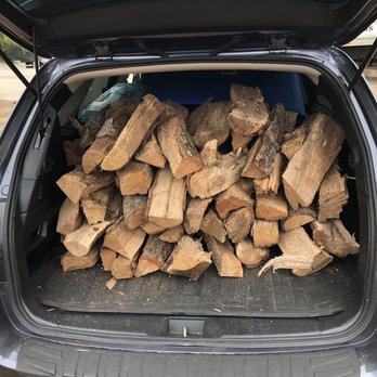 Olson Firewood - Two wheelbarrows worth of dried oak for my offset smoker. Yep, fits easily in the back of my outback. - Firewood Near Me - Escondido, California
