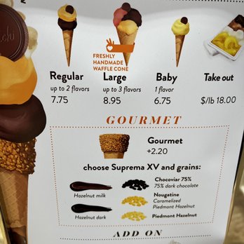 Venchi - Menu - Ice Cream & Frozen Yogurt Near Me - New York, New York Venchi - Menu - Ice Cream & Frozen Yogurt Near Me - New York, New York