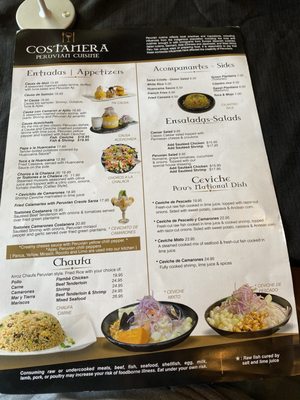 Menu photo 6 Costanera Peruvian Cuisine Greater Northdale, FL Menu photo 6 Costanera Peruvian Cuisine Greater Northdale, FL