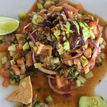 La Playita - Tostada mixta - Mexican Near Me - Santa Clarita, California