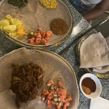 Dukem Ethiopian Restaurant - Awaze Tibs (Beef) - Ethiopian Near Me - Washington, DC, District of Columbia