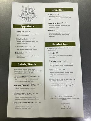 Menu photo 4 Market House Eatery Meadville, PA