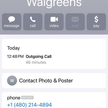 Walgreens - Time on hold - Drugstores Near Me - Gilbert, Arizona