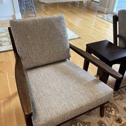 F. Garcia Upholstery and Fabrics - Our beautiful newly upholstered chair...perfect.