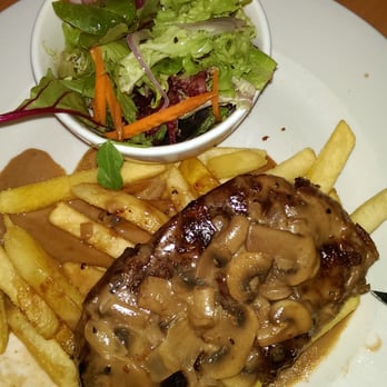 The Junction Club - Wednesday steak night, porterhouse with mushroom sauce, chips & salad. Delicious! - Pubs Near Me - Moonee Ponds, VIC The Junction Club - Wednesday steak night, porterhouse with mushroom sauce, chips & salad. Delicious! - Pubs Near Me - Moonee Ponds, VIC